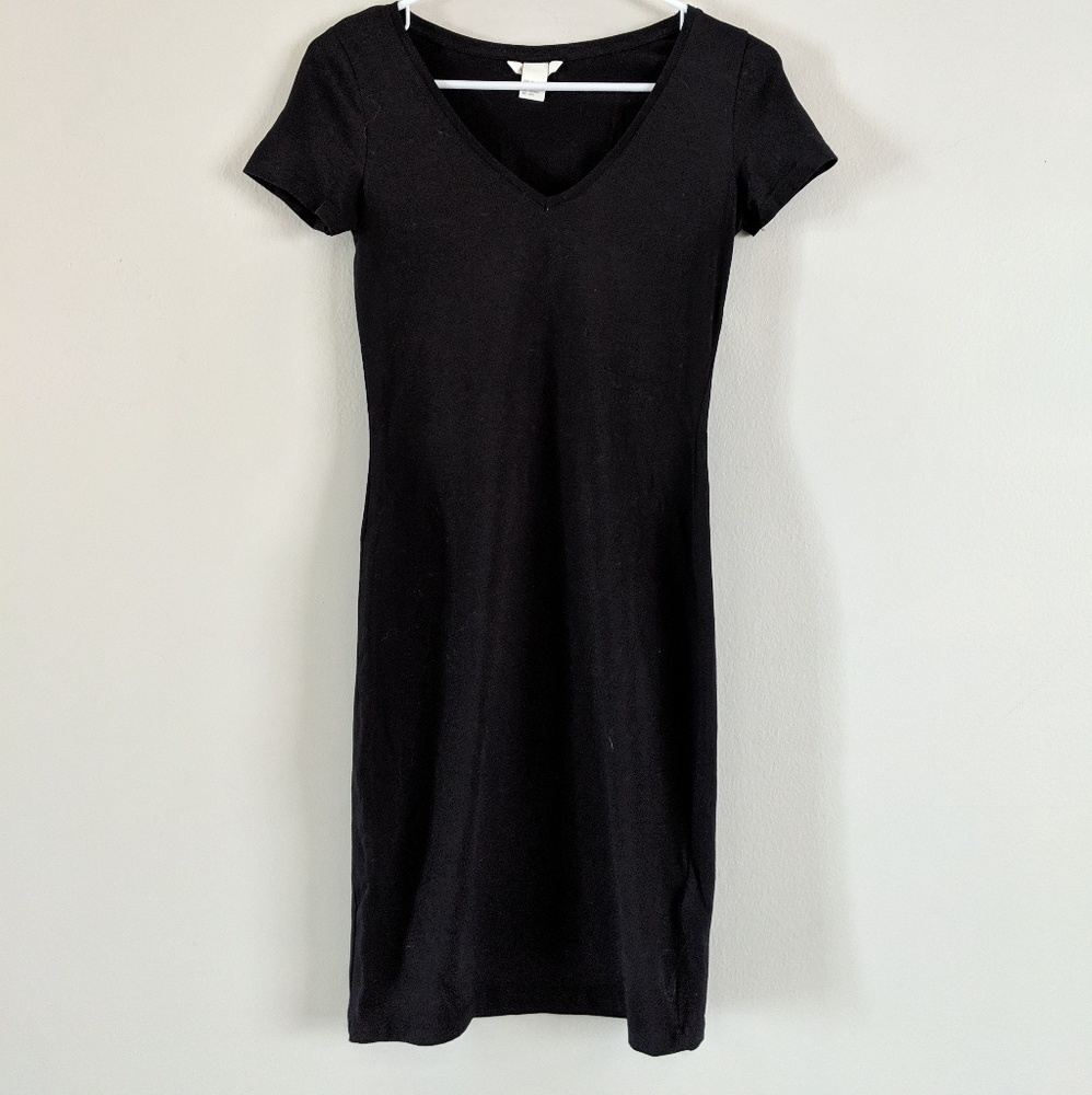 S black body-con dress